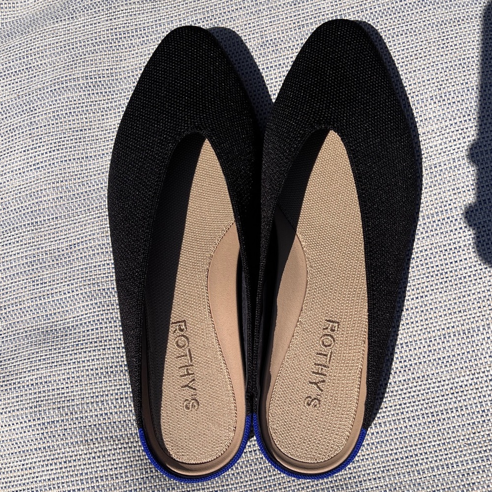 Rothy’s The Almond Demi mule NWOT never worn.